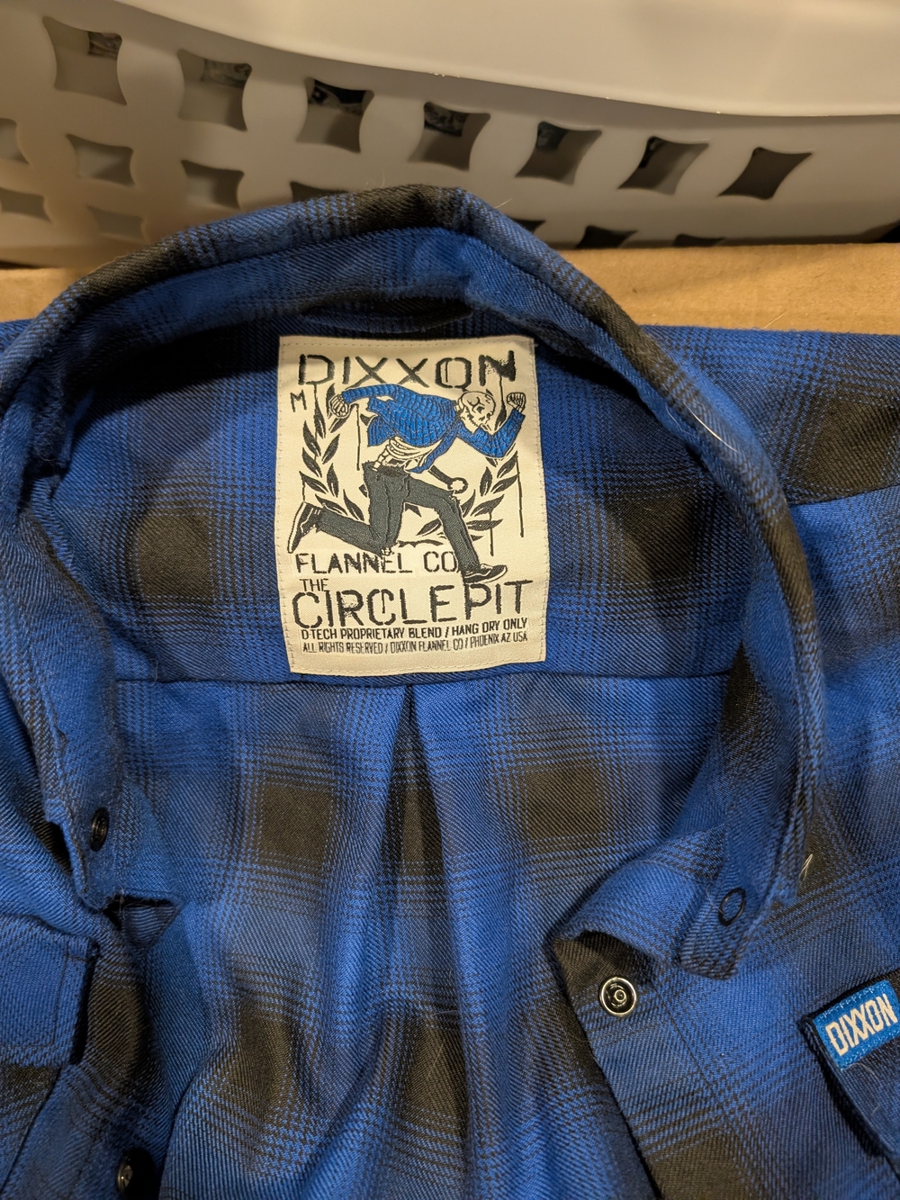 Dixxon Blue Plaid Flannel Shirt - Women's Casual Button-Up